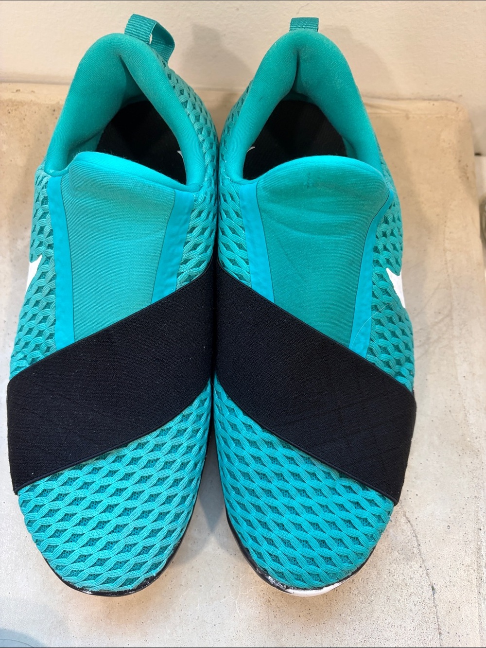 Women’s Slip-On Nike Free Connect training shoe in Teal with Black Accent